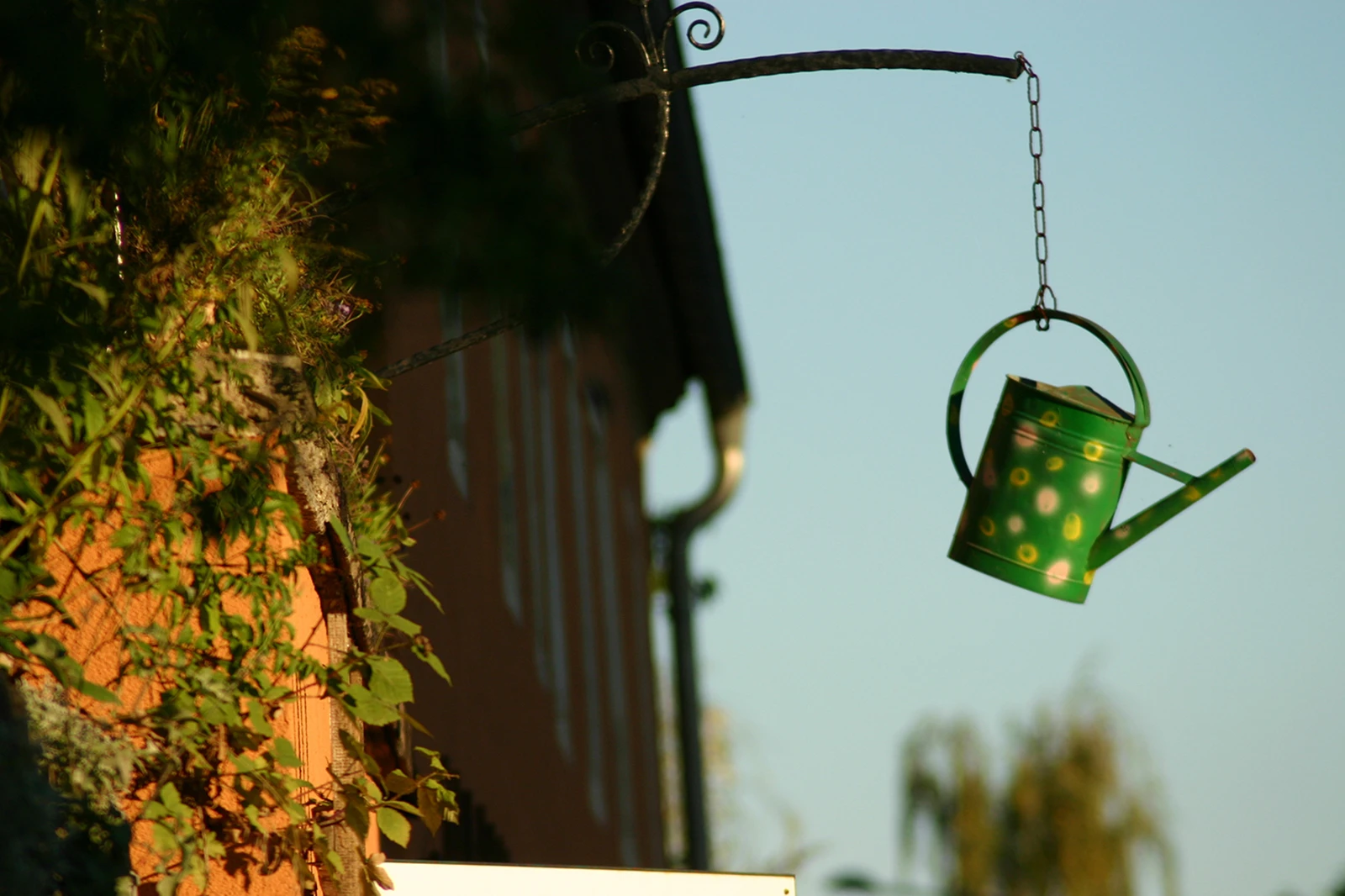 Hängende Gießkanne